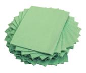Adenna® Patient Bibs Lap Cloths - Green Green Bib Stack