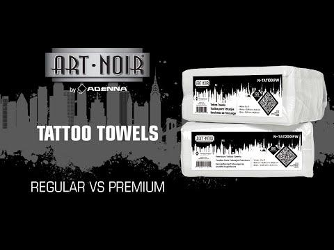 Art Noir Tattoo Towels | Regular vs. Premium