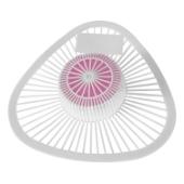 Hospeco® Health Gards® Screen w/Non-Para Block, 12/cs - Cherry 01901