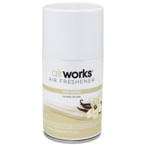 Hospeco® AirWorks® Metered Aerosol Air Freshener, 12/cs, Very Vanilla 07915