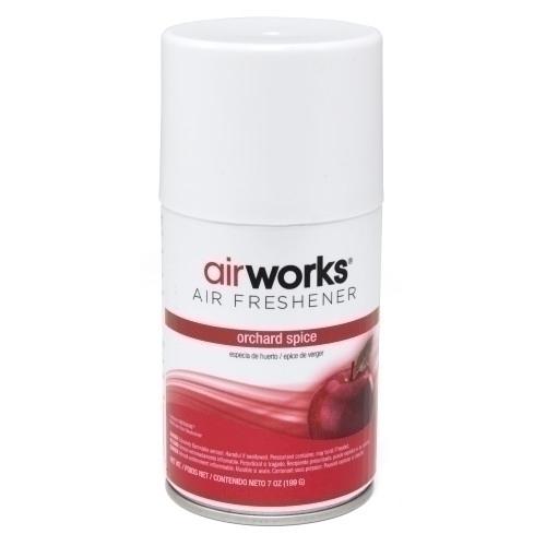 Hospeco® AirWorks® Metered Aerosol Air Freshener, 12/cs, Orchard Spice 07930