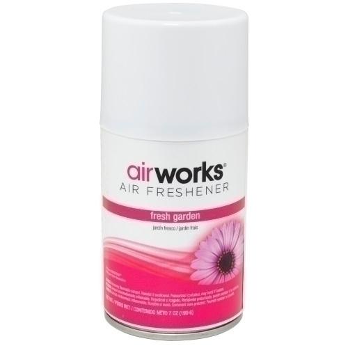 Hospeco® AirWorks® Metered Aerosol Air Freshener, 12/cs, Fresh Garden 07932
