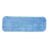 MicroWorks® Flat Microfiber Pad, Blue, 16