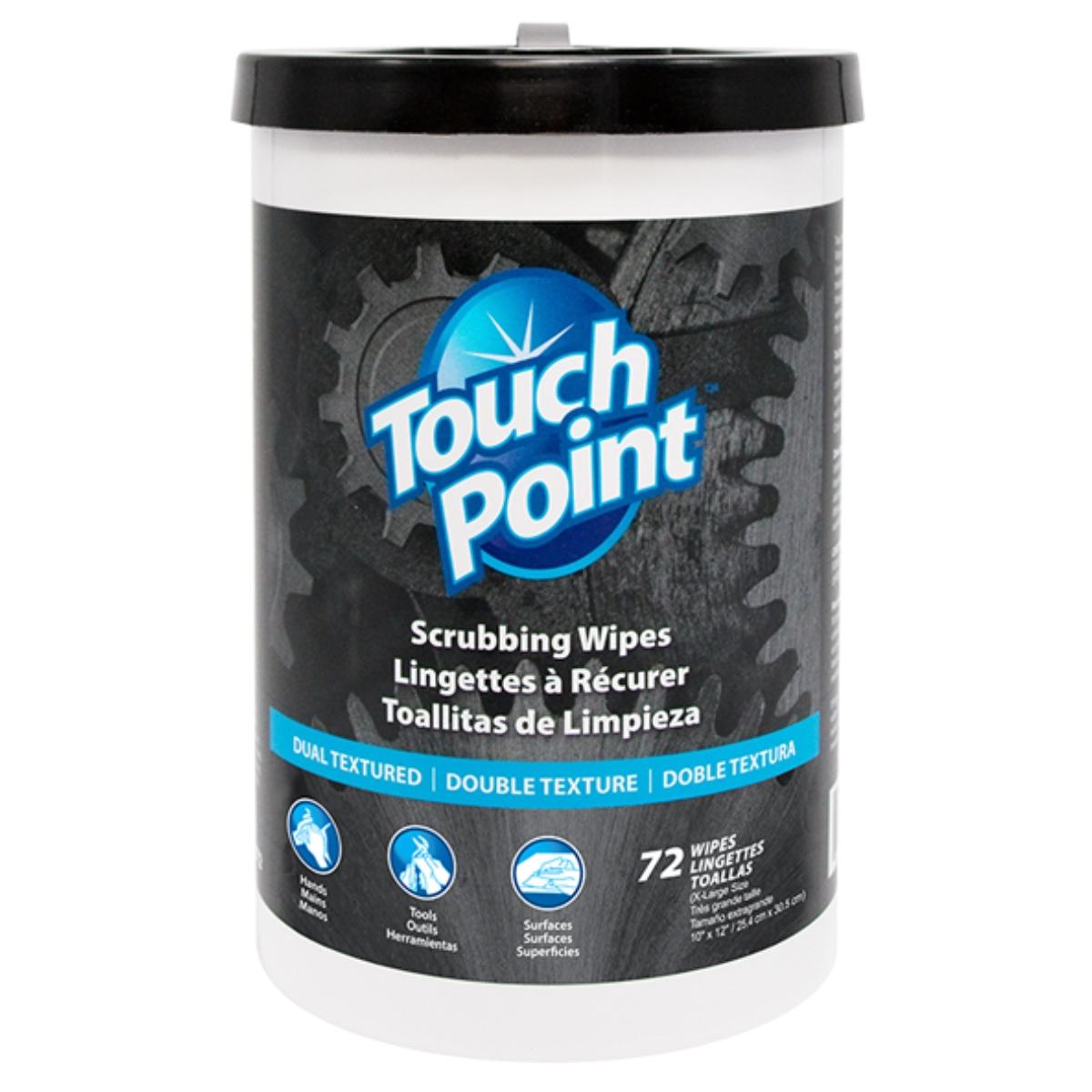 Boîte distributrice de lingettes à récurer Touch Point®, 12 x 10 po, 72/boîte – 6 boîtes/emb. 36072