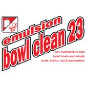 Hospeco® Emulsion Bowl Cleaner 23% HCL - 12x1 Quart 40212