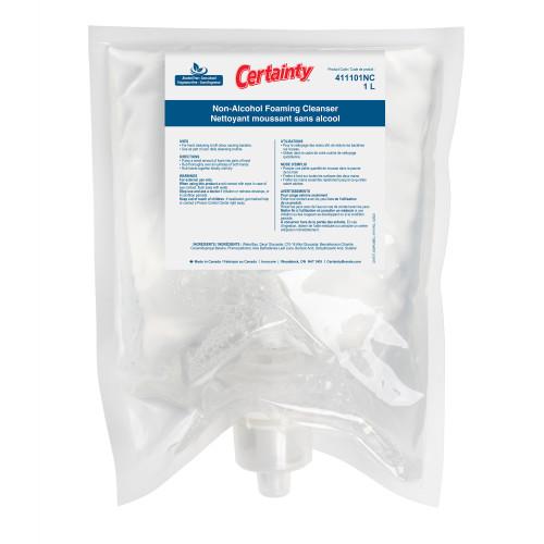 Certainty® Non-Alcohol Foaming Cleanser, 1L, 4/cs 411101NC
