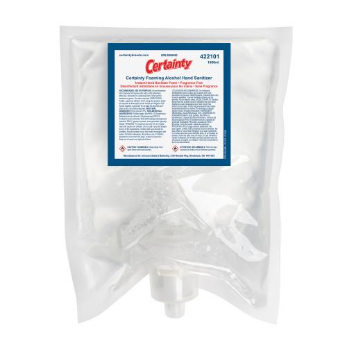 Certainty® Foaming Hand Sanitizer - 70% Alcohol, 1L, 4/cs 422101