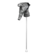 Chemical Resistant Trigger Sprayer 10 Inch Tube Gray 4950