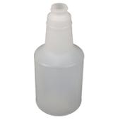 Plastic Bottle w/ Graduations Translucent 24 oz. 5024WG