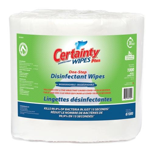 Certainty® BIO Plus Disinfectant Wipes Roll 1000/RL 2 RL/CS 61000BIO