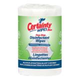 Certainty® Plus Biodegradable Disinfectant Wipes 400/RL 62400