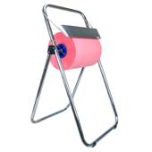 TaskBrand® Industrial Floor Jumbo Roll Dispenser, Silver, 35.43