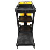 Janitor's Cart w/ 25-Gallon Yellow Vinyl Bag 6850 C1C0