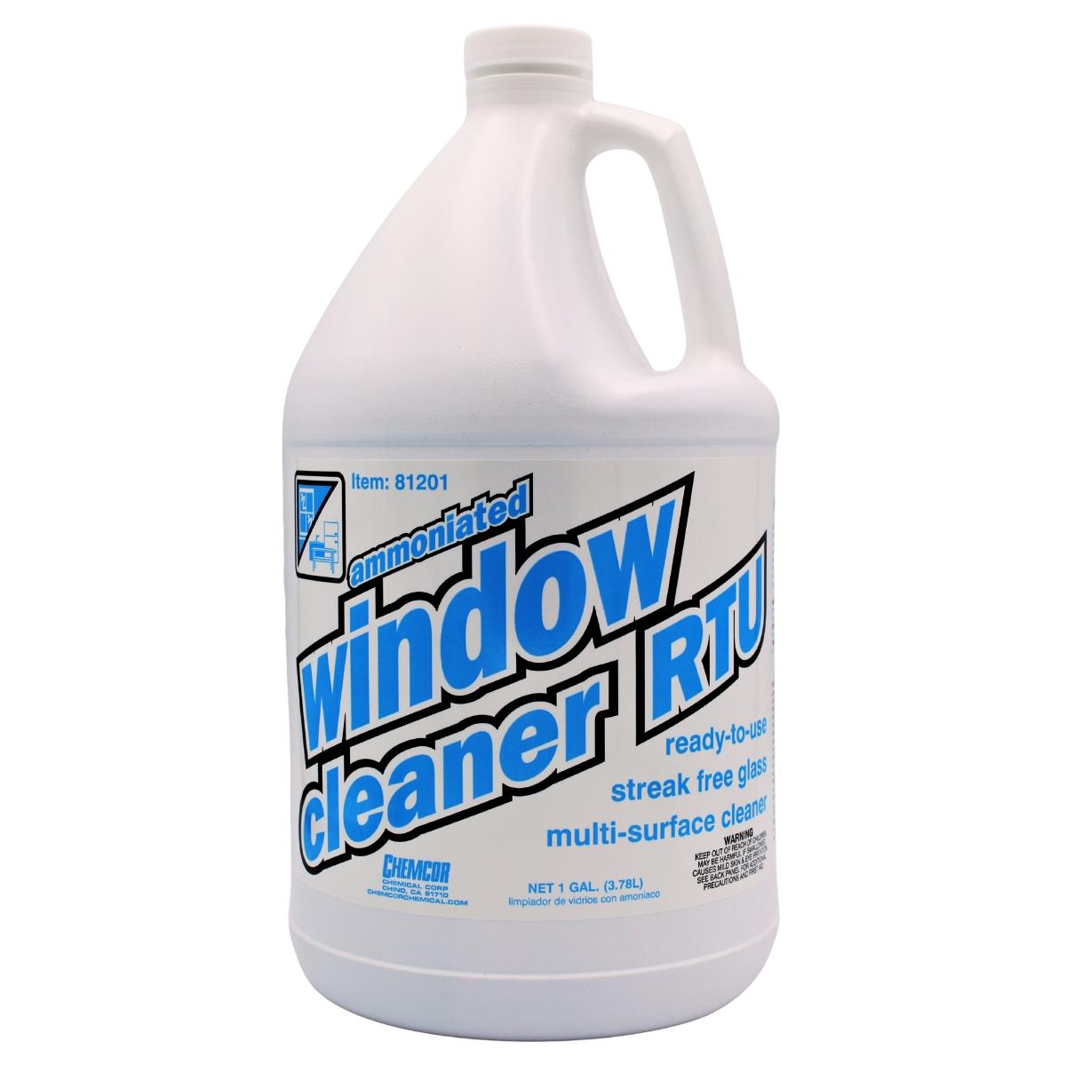Window Cleaner R.T.U./ammoniated, Gallon, 4/cs 81201