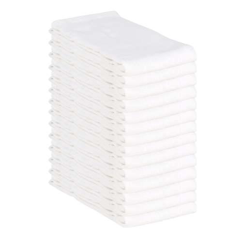 White Absorbent Huck Towel 12 Pack ABSBNT WHTE