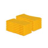 Yellow Absorbent Huck Towel 12 Pack ABSBNT YELW 5