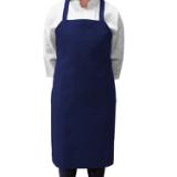 33x30 Navy Blue Spun Poly Bib Aprons APRN BLUE SPUN