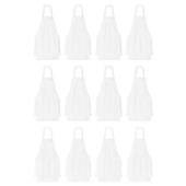White Spun Poly Bib Aprons APRN-W-SPUN