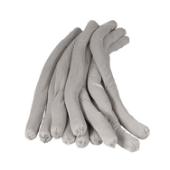 TaskBrand® Universal Sorbent Socks, Gray 40/box AS-ACB-S
