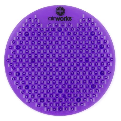 Hospeco® AirWorks® SPLASH FREE® Urinal Screen, 10/bx, Lavender Meadow AWSFUS236 BX