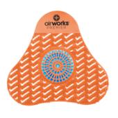 Hospeco® AirWorks® Premier Urinal Screen w/ SmartBlock®, 12/cs - Mango AWSP007