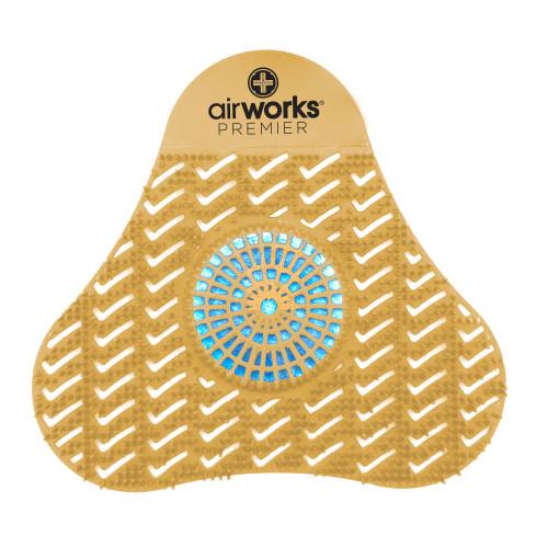Hospeco® AirWorks® Premier Urinal Screen w/ SmartBlock®, 12/cs, Citrus Grove AWSP231