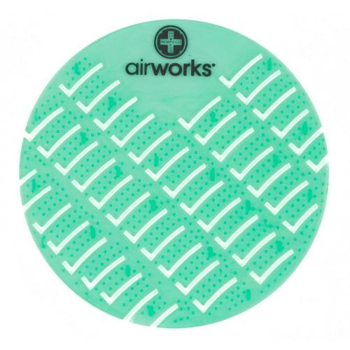 Hospeco® AirWorks® Urinal Screen, 10/bx, Cucumber Melon AWUS237 BX