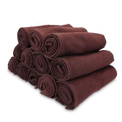 16x28 3LB Bleach Safe Brown Salon Towels BB 1628 3BRN