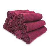 16x28 3LB Bleach Safe Burgundy Salon Towels BB-1628-3BUR