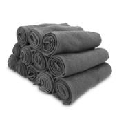16x28 3LB Bleach Safe Charcoal Salon Towels BB-1628-3CHA