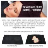 16x28 3LB Bleach Safe Navy Salon Towels BB 1628 3NVY 5