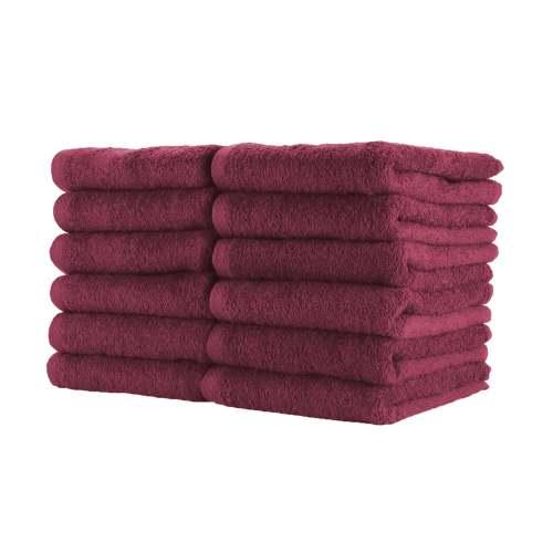 Cotton Jr. Salon Towel 16x27 Burgundy BBJ 1627 2.5BUR