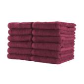 16x27 2.5LB Bleach Safe Burgundy Salon Towels BBJ-1627-2.5BUR