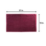 Cotton Jr. Salon Towel 16x27 Burgundy BBJ 1627 2.5BUR 4