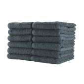 16x27 2.5LB Bleach Safe Charcoal Salon Towels BBJ-1627-2.5CHA