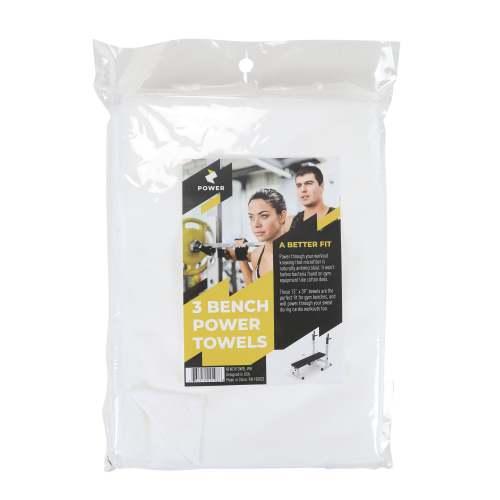 GYM BENCH TOWEL WHITE BENCHTOWEL WH