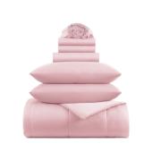 7PC BED IN A BAG KING ROSE 86X BIAB-KG-RO