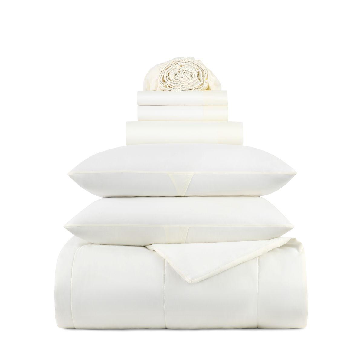 7PC BED IN A BAG KING WHITE 86 BIAB KG WH