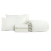 5PC BED IN A BAG TWIN WHITE 66 BIAB-TW-WH