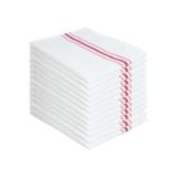 BISTRO NAPKIN RED STRIPE 100% BISTRO R