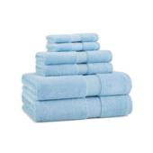 Aston & Arden® Egyptian Cotton 6-Piece Bath Towel Set, 4 sets/cs - Blue BSET-EGYPSAN-6PK-BLU