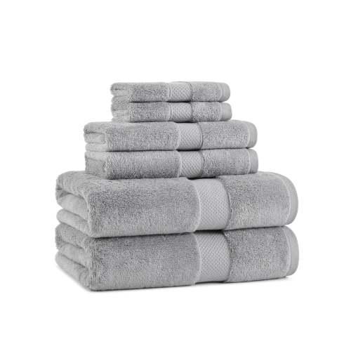 6 PC BATH SET - EGYPTAIN COTTO BSET EGYPSAN 6PK DGY