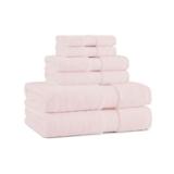 6 PC BATH SET - EGYPTAIN COTTO BSET EGYPSAN 6PK PNK