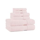Aston & Arden Egyptian Cotton 6-Piece Bath Towel Set - Pink BSET-EGYPSAN-6PK-PNK