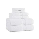 6 PC BATH SET - EGYPTAIN COTTO BSET EGYPSAN 6PK WHT