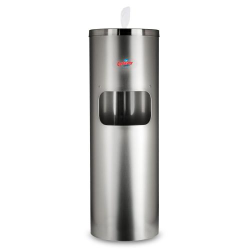 Certainty® Stainless Steel Floor Stand w/garbage 1 EA C9SSFSC