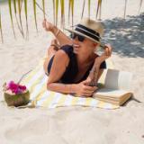 California Cabana Beach Towel 30x70 Yellow CABANA YL 4