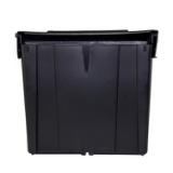 Scensibles® Combination Receptacle Dispenser, Black Plastic, 11.5