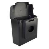 Scensibles® Combination Receptacle Dispenser, Black Plastic, 11.5