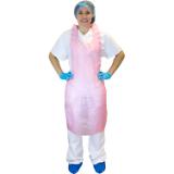 APRON PE RED 10 MIC HIGH DAP10 28X46 RD